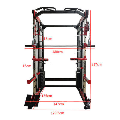 Gym Fitness Equipment Cable Crossover Multi Function Smith Machine ...
