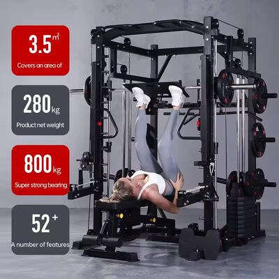 Multifunction Home Gym Exercise Multi Function Station Equipment Smith ...